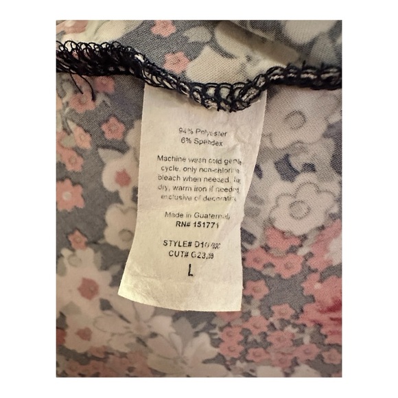 Kaileigh Amandine Knit Floral Dress Women’s Size L - Picture 7 of 7